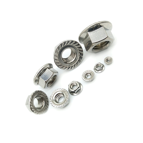 GB/T6177.2 Hexagon Nuts With Flange, Flange Nut Style 2 - Fine Pitch Thread