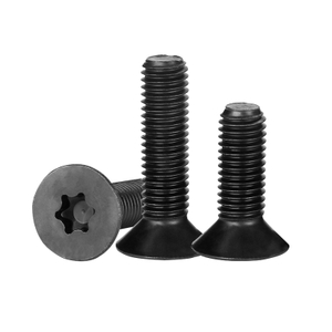 NF E 25-107 Screws With Six Lobes Recessed Countersunk Head