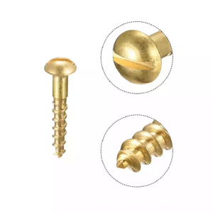 NF E 25-606 Wood Screws - Slotted Round Head
