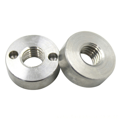 GB815 Round Nuts With Drilled Holes In One Face