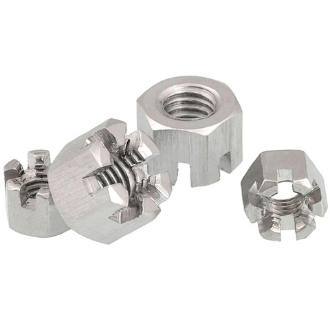 ANSI/ASME B 18.2.2 Heavy Hexagon Slotted Nuts [Table 11]