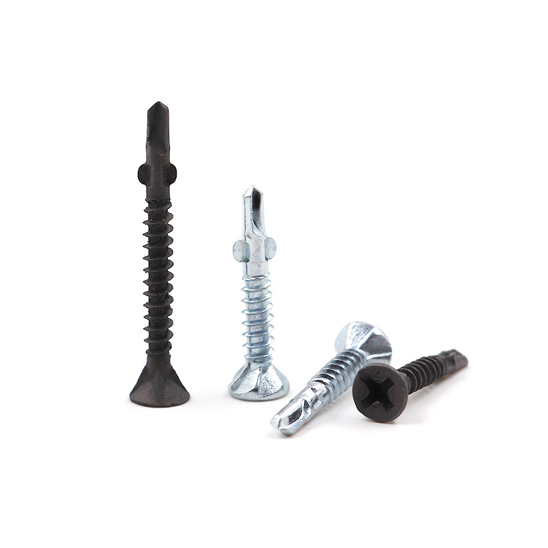 Flat Head Self-drilling Screw with Wing