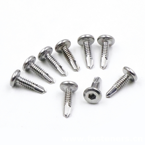 QC/T875 Hexalobular Socket Pan Head Self Drilling Screws With Tapping Serew 
