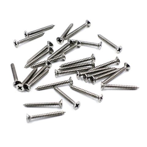 GB/T846 Cross Recessed Countersunk Head Tapping Screws Stainless Steel 304