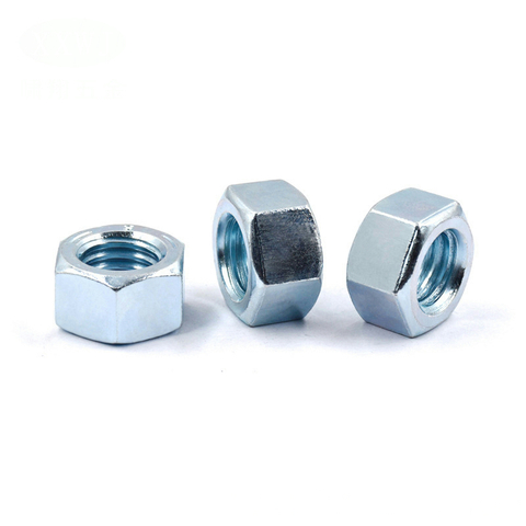GB/T6170 Hexagon Nuts,Blue White Zinc