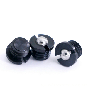 Ball Plunger Set Screws with Slotted Collar