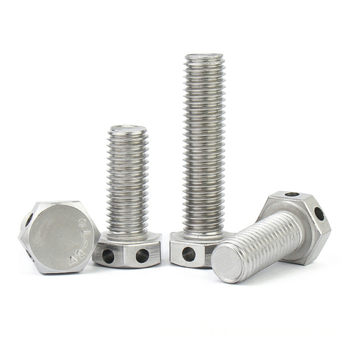 GB/T32.1 Hexagon Bolts With Wire Holes On Head