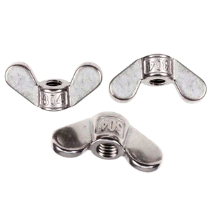NF E27-454 Wing Nuts, Round Nose - High Type