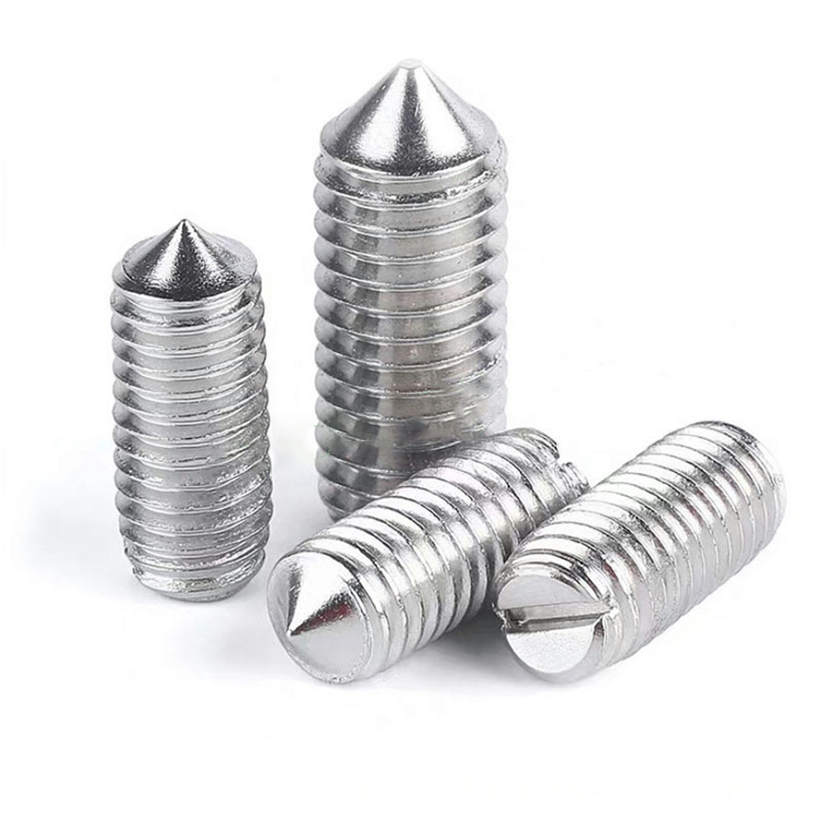 CNS4477 Slotted Set Screws With Cone Point
