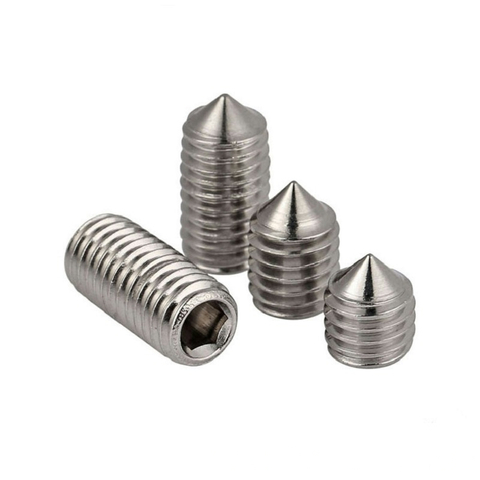 BS2470 Hexagon Socket Set Screws With Cone Point - BA Thread