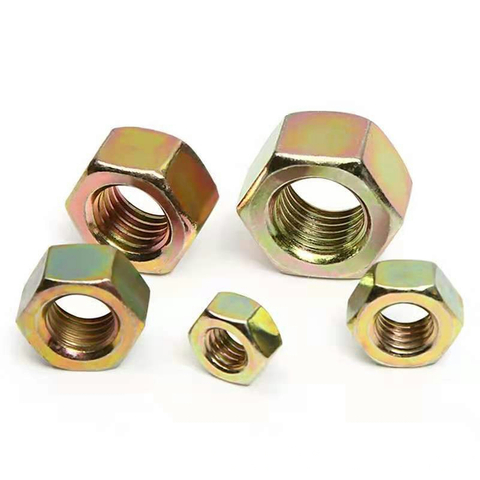 GB/T6170 Hexagon Nuts,Yellow Zinc