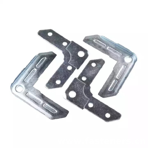 Duct Angle Code Galvanized Metal Lampblack Pipe Hook Code Fittings Duct Clamp Strip Ventilation Pipe Joints