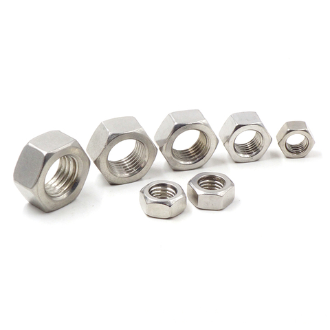 DIN934 Hexagon nut stainless steel 304，316，316L