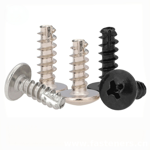 Cross Recessed Phillip Mushroom Truss Head Cut Tail Thread Cutting Screw