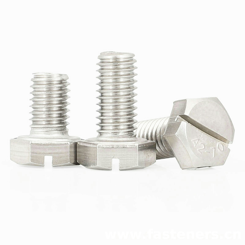 BS1981 Plain And Slotted Hexagon Head Screws