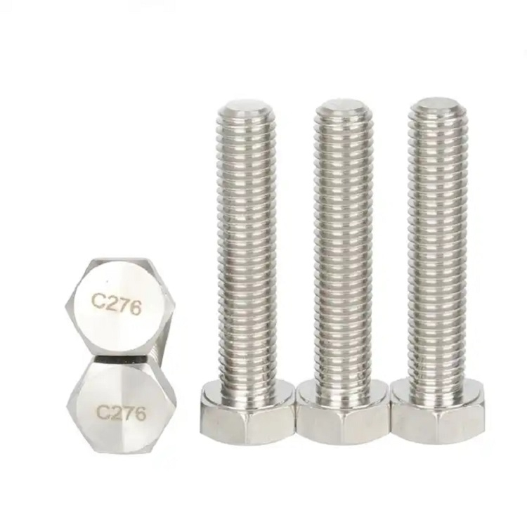Special Alloy High strength Nickel Alloy Hastelloy C276 DIN933 hex bolt