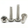 Stainless Steel Phillips Cross Screw for Plastic,Pan Head Self-tapping Screw,Cross Head Pt Thread Forming Screws